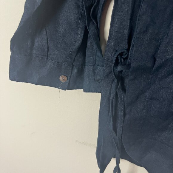 J Jill Love Linen Navy Tunic 2X - Picture 3 of 5